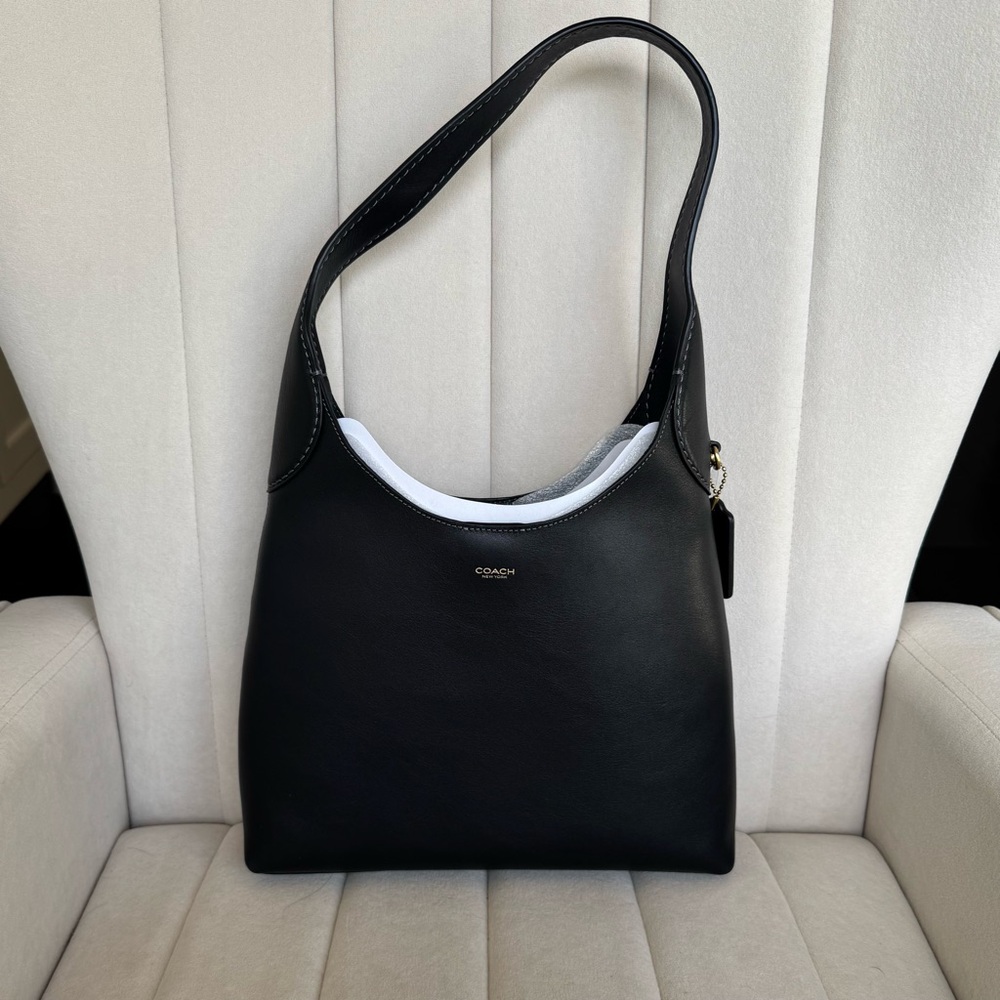Coach - Brooklyn Shoulder Bag 28 in black leather, NWT